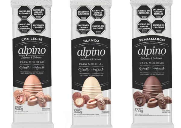 ALPINO TABLETA DE CHOCO PARA COBERTURA Y MOLDEO X 500 GR