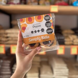 PEPAS KETO CON MERMELADA DE FRAMBRUESA X 100GR