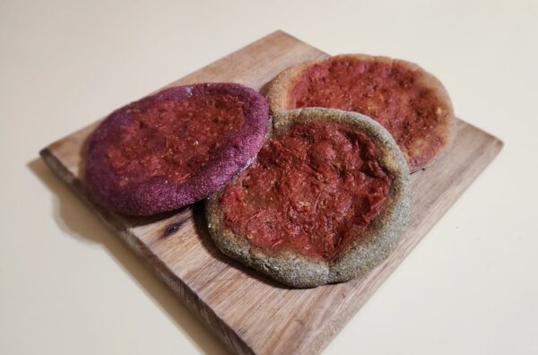PIZZETAS DE MASA MADRE X 3 UNIDADES