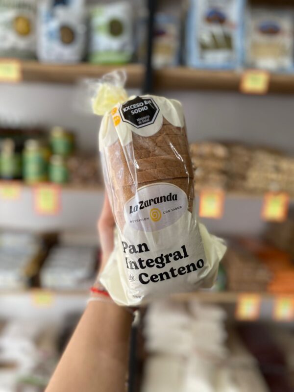 PAN INTEGRAL DE CENTENO LA ZARANDA 500 GR