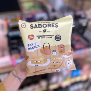 TOSTADAS NUESTROS SABORES PAN Y MANTENCA X 50 GR