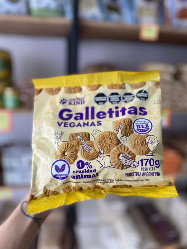 GALLETITAS ANIMAL KIND DE VAINILLA X 170 GR