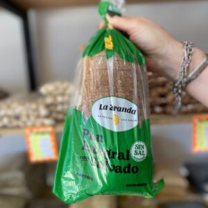 PAN INTEGRAL CON SALVADO SIN SAL LA ZARANDA 500 GR