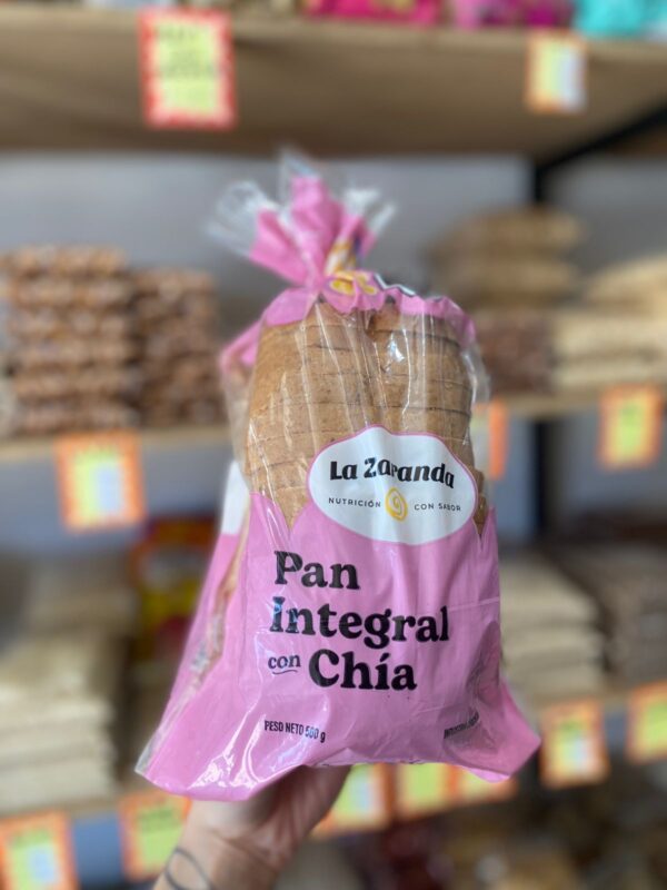 PAN INTEGRAL CON CHIA LA ZARANDA 500 GR