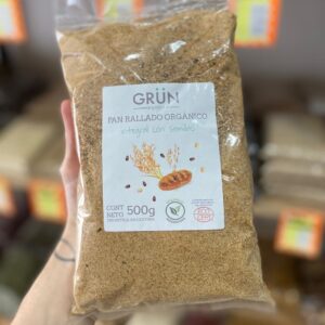 PAN RALLADO INTEGRAL ORGANICO CON SEMILLAS X 500 GR