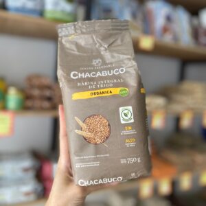 HARINA INTEGRAL ORGANICA CHACABUCO X 750 GR