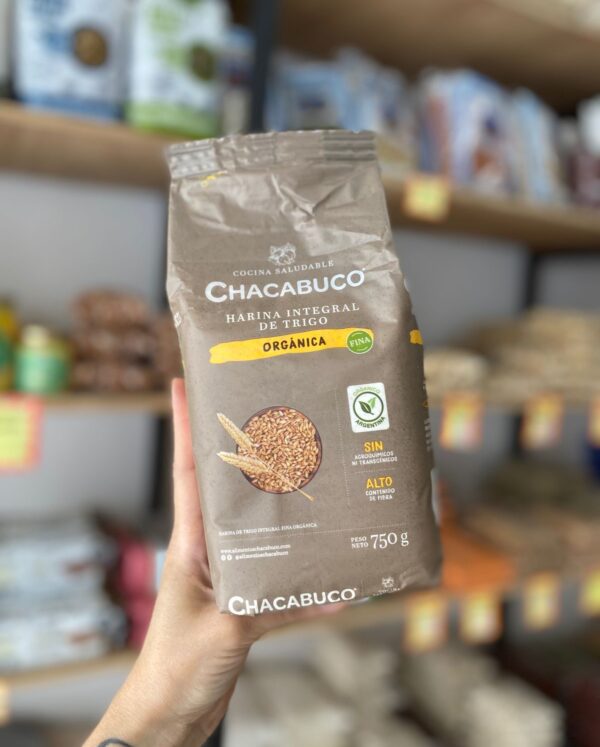 HARINA INTEGRAL ORGANICA CHACABUCO X 750 GR