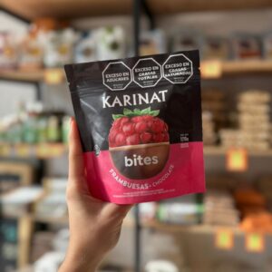 BITES DE FRAMBUESA BAÑADOS X 120GR KARINAT