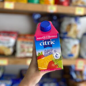 JUGO CITRIC DE NARANJA Y FRUTILLA X 500 GR