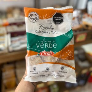 RAVIOLES DE CALABAZA Y TOFU ORALI X 500 GR