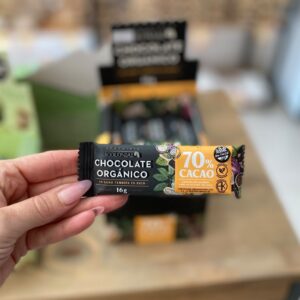 BARRA DE CHOCOLATE ORGANICO COLONIAL 70% CACAO X 16 GR